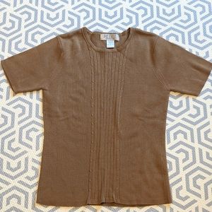 Petite Sophisticate knit shirt